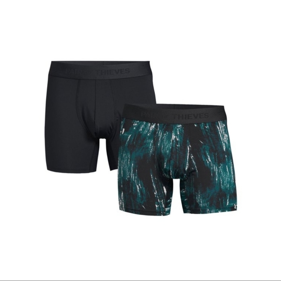 NWT Pair of Thieves Hustle Boxer Briefs, 2-Pack, Abstract  Mens Small - Picture 1 of 3